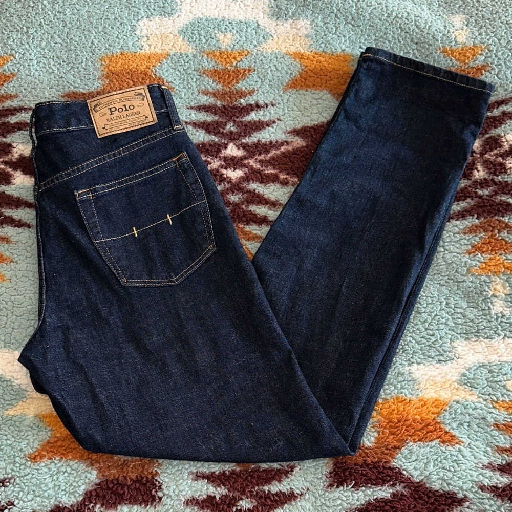 NEW WITH TAGS BOYS Polo by Ralph Lauren DENIM HAMPTON STRAIGHT Blue Jeans 20